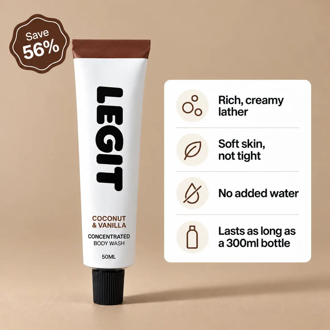 Concentrated Body Wash in Coconut & Vanilla